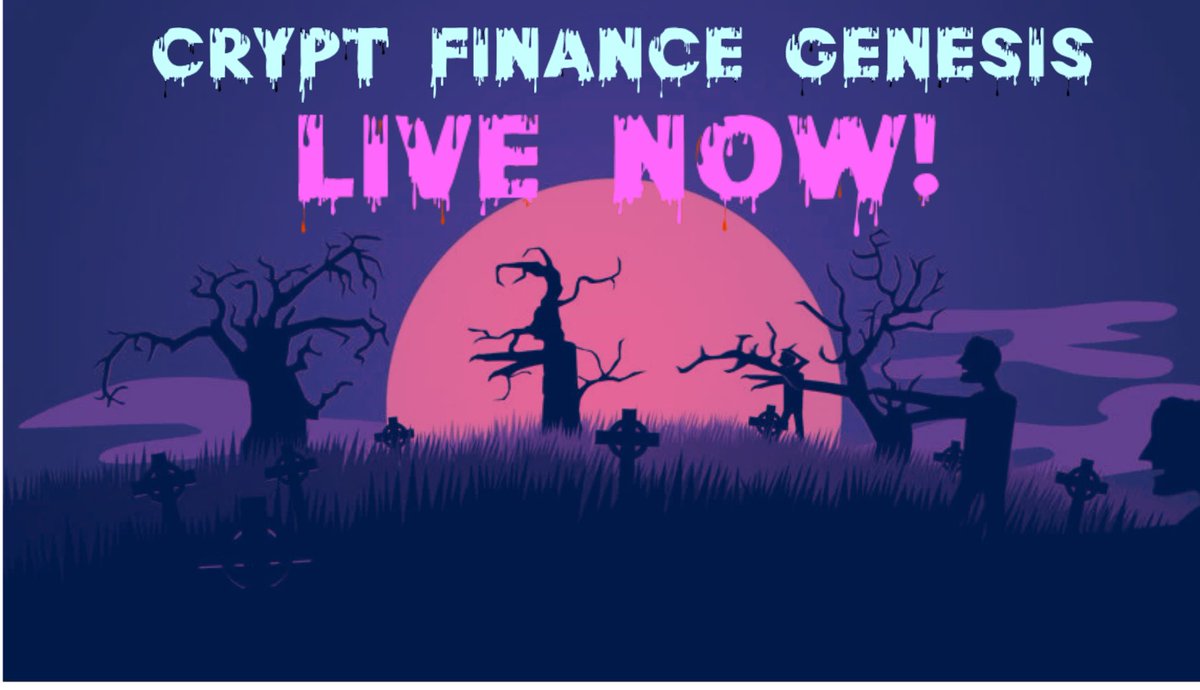 Genesis pools are now LIVE‼️‼️
Come reap the #Rewards with us at cryptfinancial.app
🚀🚀🚀🚀🚀🚀🚀
#ftm #cryptocurrency #BlockFi #GameFi #BlockchainGaming #blockchain #defi #tombfork