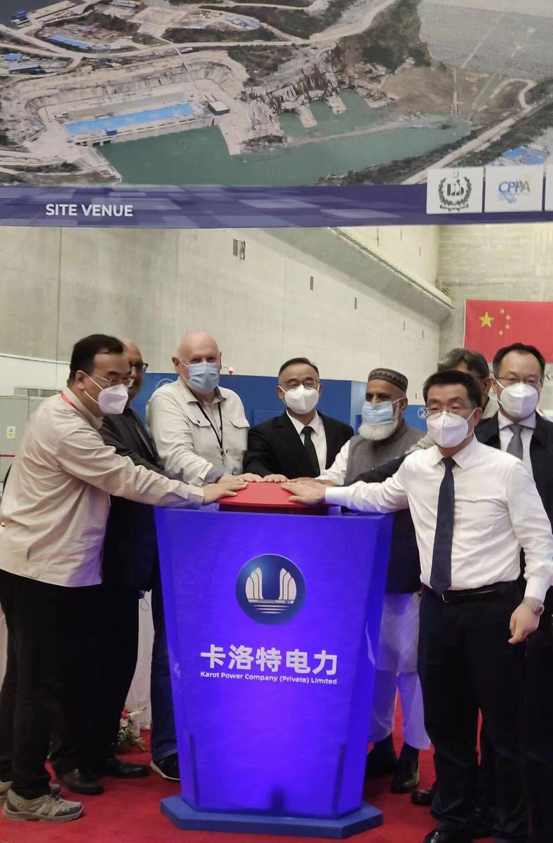 Congratulations on the successful entering into commercial operation of the 720 MW Karot Hydropower Project, the first hydropower investment project under #CPEC. It starts providing continuous clean, green &amp; affordable power to the people of #Pakistan.