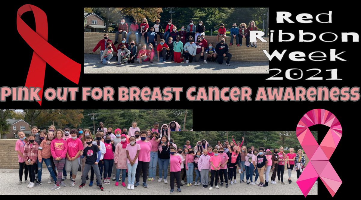 Pink Out Day for Red Ribbon Week – Unity Elementary