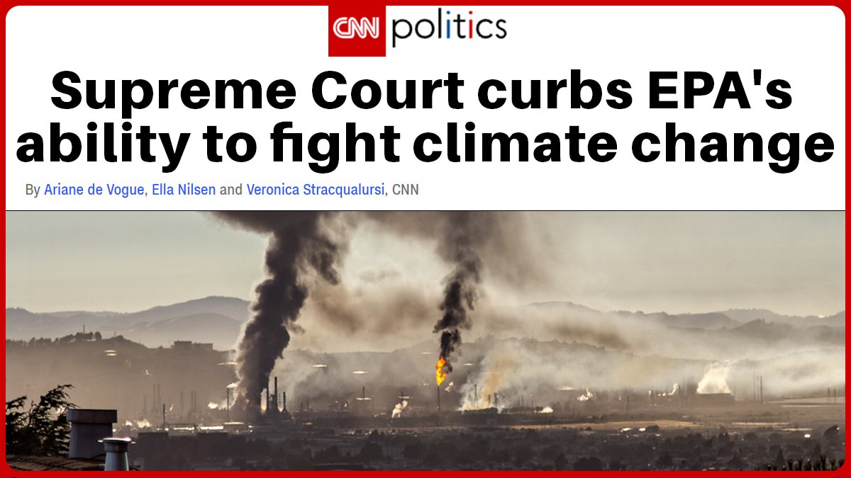 SDonziger's tweet photo. BREAKING: In yet another cataclysmic ruling, six radical justices on the US Supreme Court just turbo-charged the death of our planet. 

The justices — all unelected — blocked our ability to regulate fossil fuels and address the climate crisis. Disaster. 
https://t.co/vEEb4mWV0N https://t.co/MU8WA6nKZL