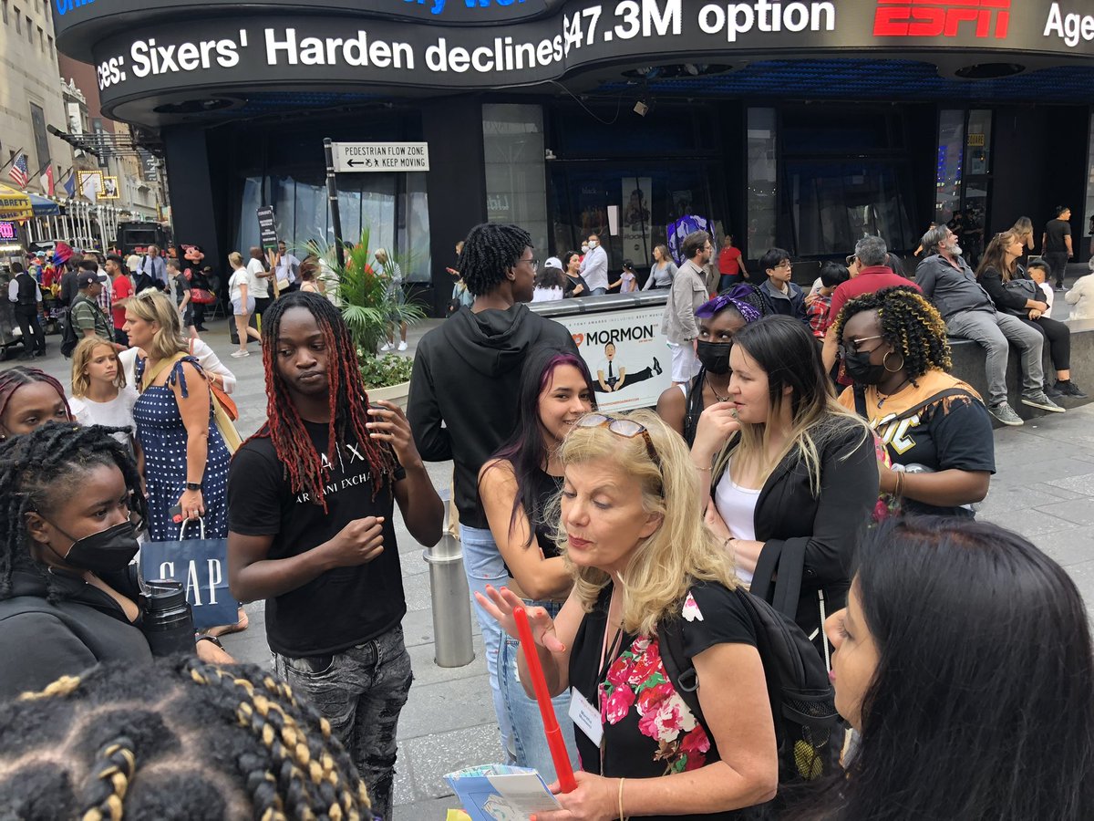 Scavenger hunts and Subway rides! #dcpsgoesglobal #newyork