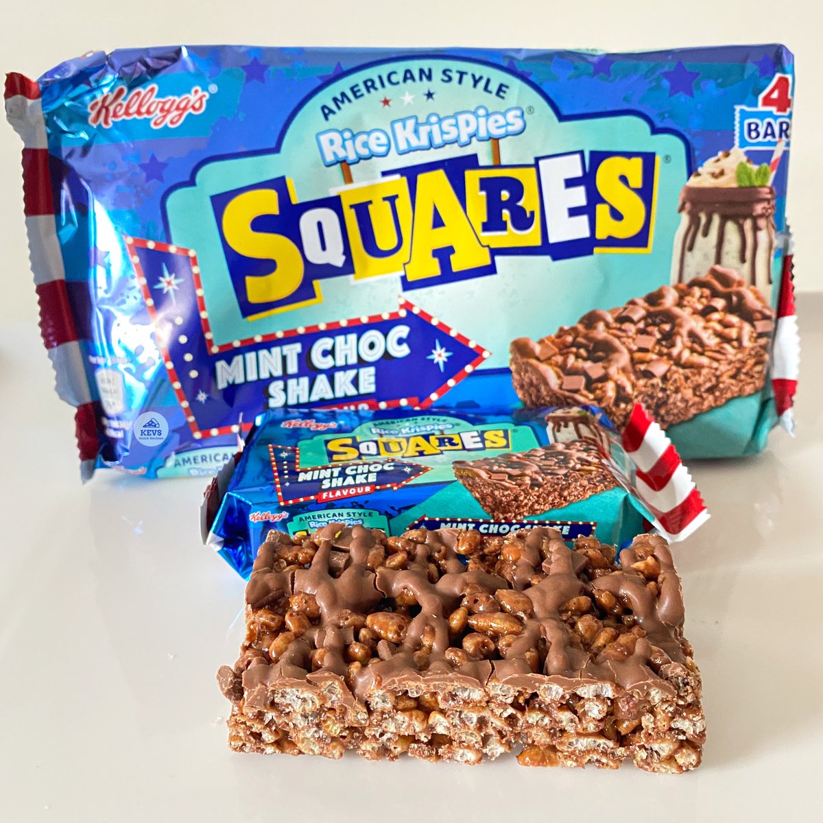 New Rice Krispies Squares Mint Choc Shake Review: instagram.com/p/Cfb1idvLPIN/ #snacks #mintchocolate #kelloggs #ricekrispies #mint #choc #uk