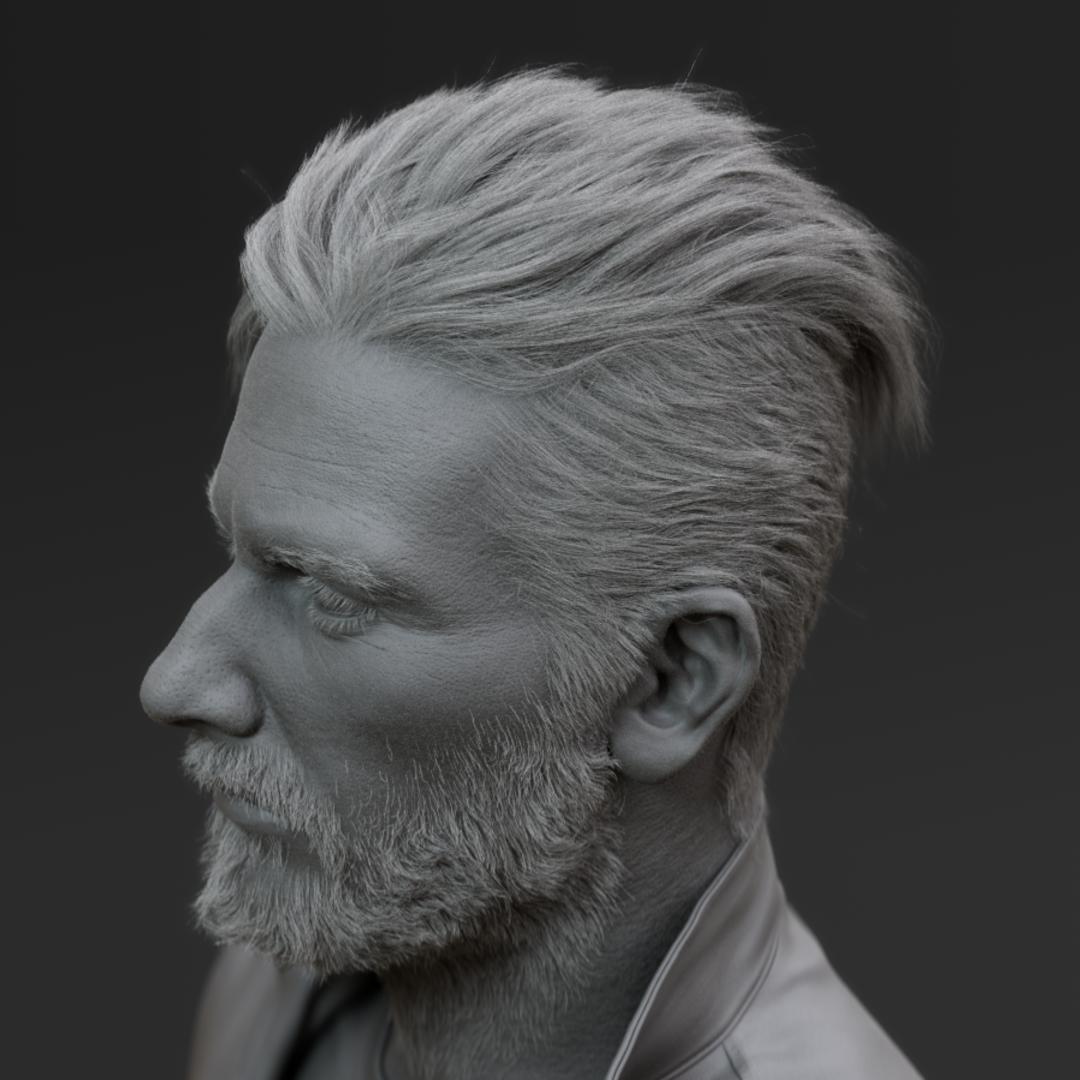 Some progress on the groom.

#3dportrait #3dart #photorealism #art #digitalhuman #arnoldrender #maya #zbrush #cgi #vfx