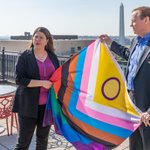 GSA celebrated #PrideMonth by displaying the Pride Flag at more than 40 federal buildings across the country, including GSA's headquarters in DC in support of LGBTQ+ rights at home and abroad! 
➡️ https://t.co/glIsYsAOHy 