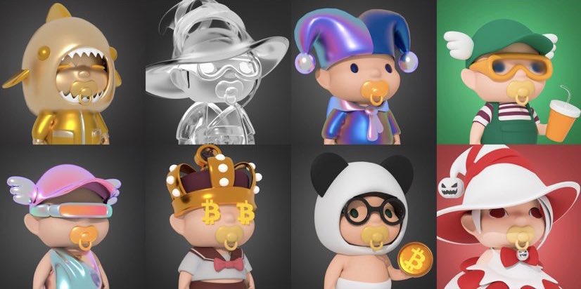 <a href="/BabyWealthyClub/">Baby Wealthy Club</a> floor in 21 days

1 week: 0.3BNB
2 week: 0.5BNB
3 week: 0.77BNB 
4 week: ???

Best get in before they are 5BNB each…

#BNB #NFTCommunity #NFT #NFTs #BNBCHAIN #bnb <a href="/cz_binance/">CZ 🔶 BNB</a> <a href="/binance/">Binance</a>