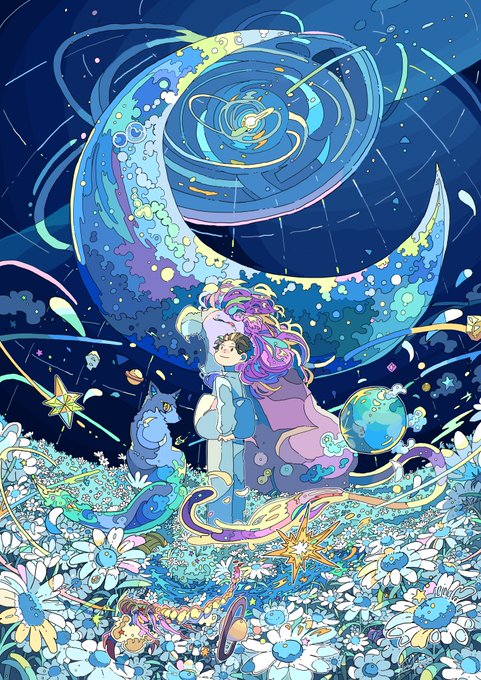 「花 流星」のTwitter画像/イラスト(人気順)