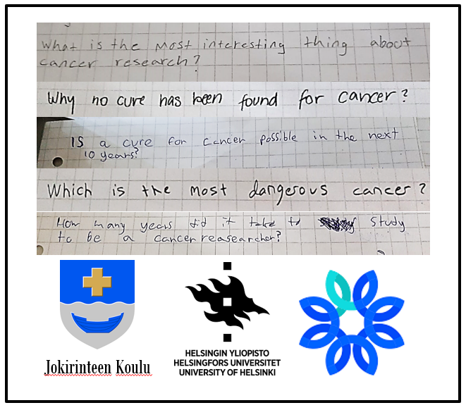 Hannes Frederik Bode (@hannesbode) on Twitter photo In May '22, I met with the 9th graders of Jokirenteen Koulu secondary school in @Kirkkonummi. We discussed cancer-related topics and how it is to work as a researcher. Here are some interesting questions students had prepared for me <a href="/CANCERPREV1/">CANCERPREV</a> <a href="/helsinkiuni/">University of Helsinki</a> #ScienceCommunication In May '22, I met with the 9th graders of Jokirenteen Koulu secondary school in @Kirkkonummi. We discussed cancer-related topics and how it is to work as a researcher. Here are some interesting questions students had prepared for me <a href="/CANCERPREV1/">CANCERPREV</a> <a href="/helsinkiuni/">University of Helsinki</a> #ScienceCommunication