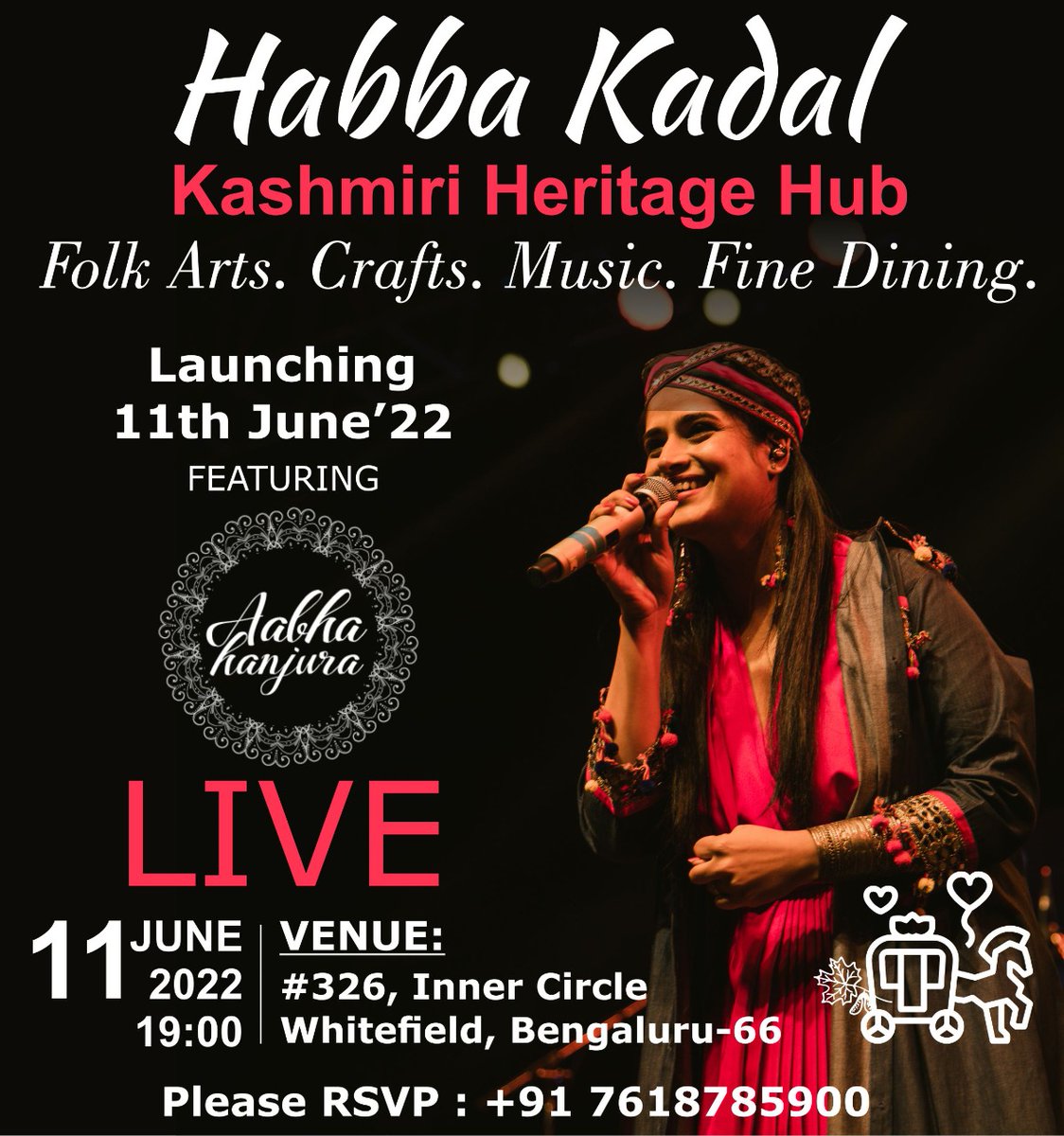 Who else to launch our Kashmiri Heritage Centre that the soulful, joyful, melodious voice of the Valley- Ms Aabha Hanjura &amp; Band Sufistication?!!

Music from Habba Kadal flowed past the skies, stars &amp; loving hearts from far n wide to celebrate this renaissance.
🙏