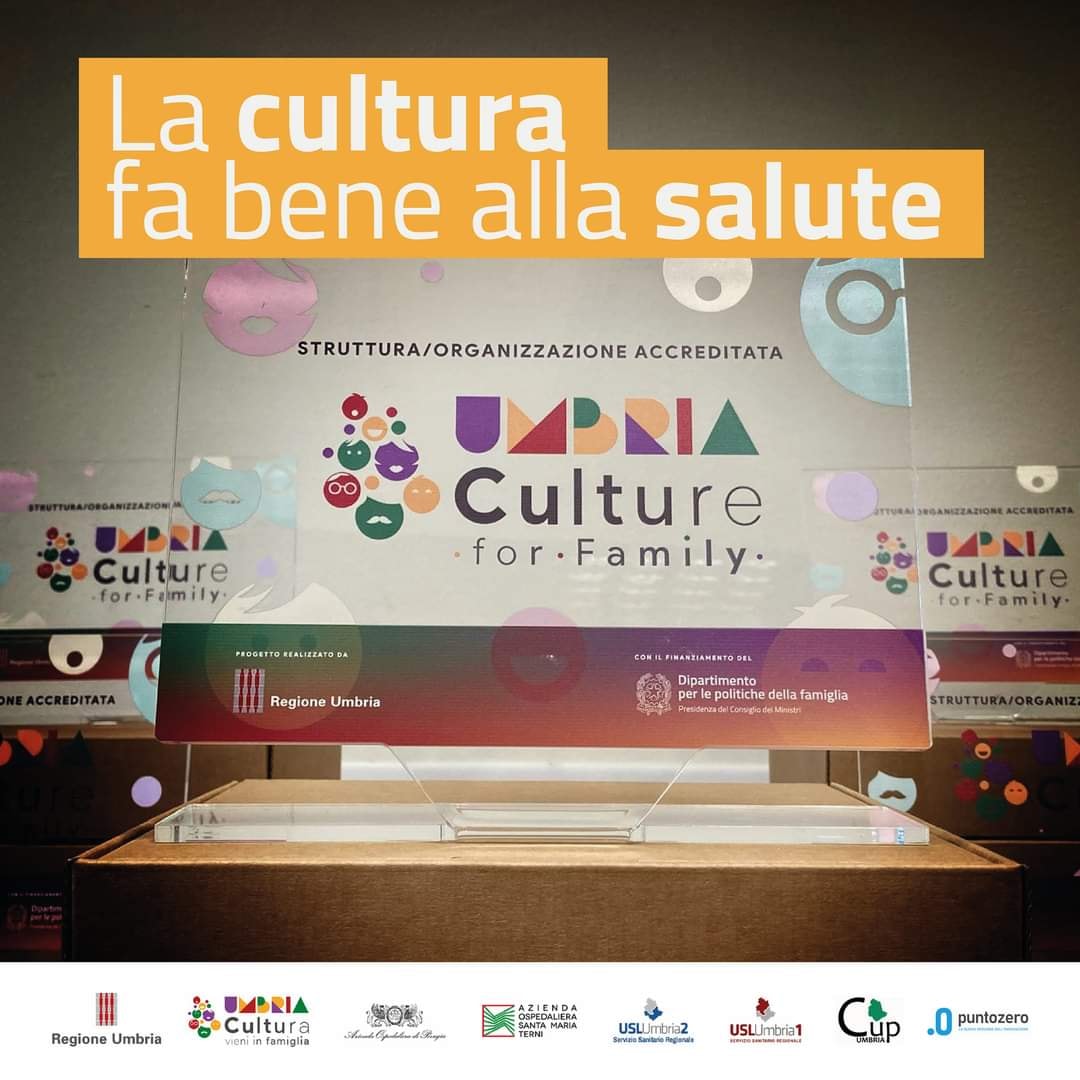 LA CULTURA FA BENE ALLA SALUTE! ➡️ Maggiori info su: umbriacultureforfamily.it