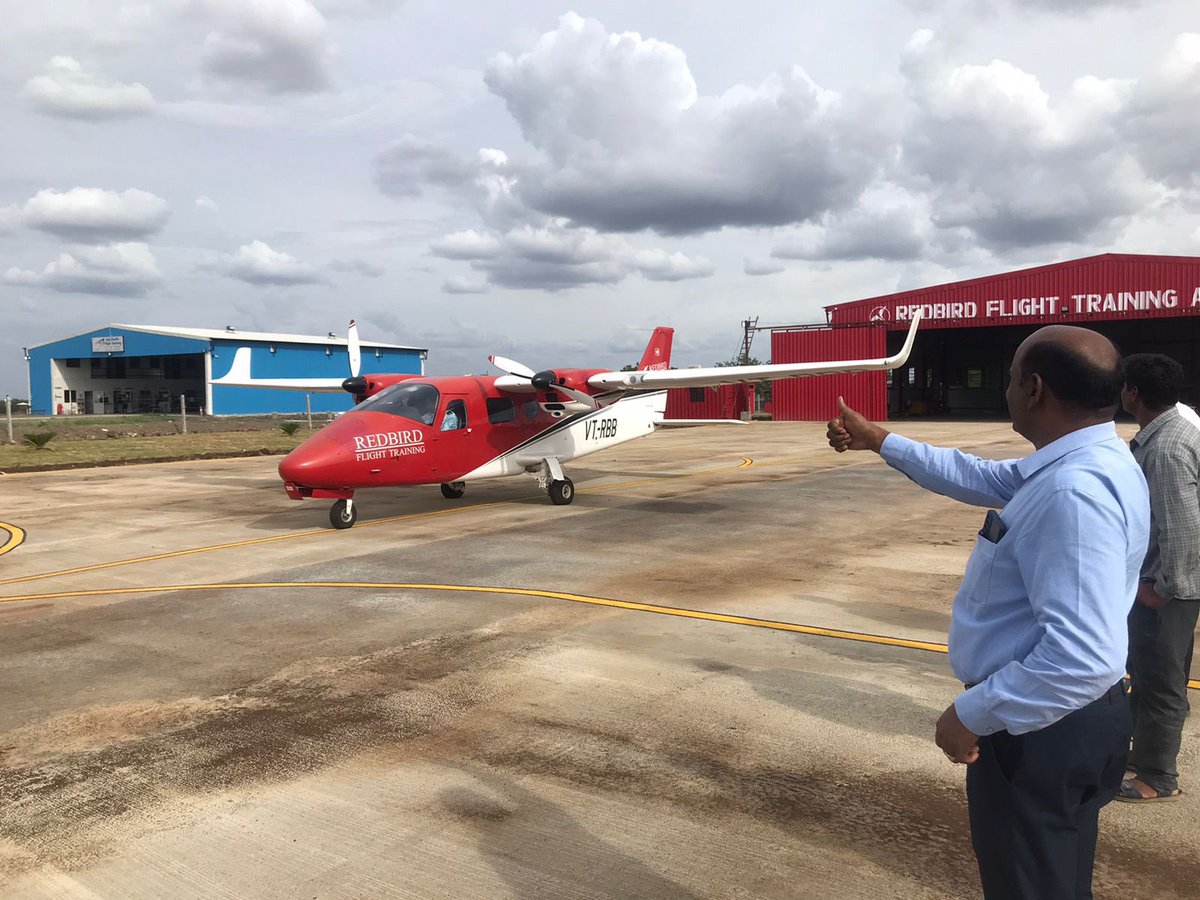 Redbird FTA commenced flight training operations at Kalaburagi airport today in afternoon! Three FTOs in a month is a huge achievement on part of AAI. Never happened before! Many congratulations