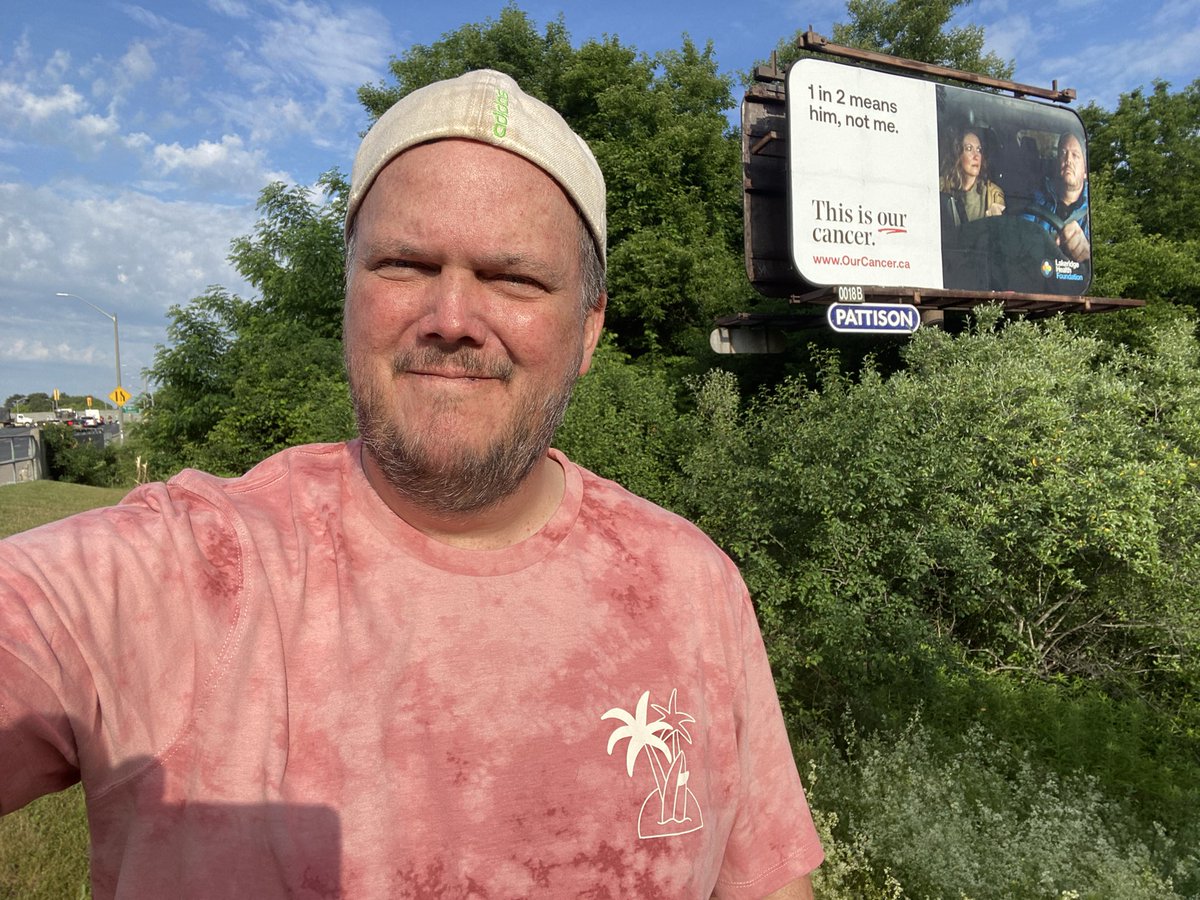 steveslacker's tweet photo. Out this morning checking out our newest billboards in Oshawa (on Bloor near @CreekHarmony and on Simcoe near the 401) for @LHFoundation_ #OurCancer campaign. Help support cancer care in Durham Region by donating at https://t.co/WCFr47JDID https://t.co/IVIWRE3XSi