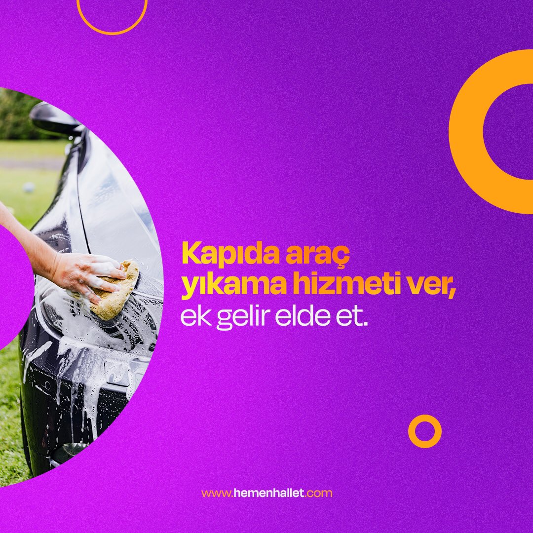 Kapıda araç yıkama hizmeti vererek ek gelir elde edebilirsin!

Yapman gereken şu: Hemen Hallet'e üye ol, profilini tamamla, ister teklif ver ister teklif al kazanmaya başla.

#oto #araç #aracyikama #ekiş #ekgelir #hemenhallet