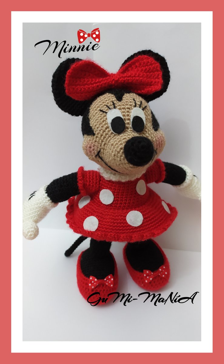 Gumis_mania's tweet photo. #Minniemouse que se fue a #zaragoza. Seguro que su dueña disfrutara de ella.
.
#minnie #mouse #disney #disneymouse #fandeminnie #Gumi_manía #GuMiMaNíA #handmade #amigurumis https://t.co/VJy2Wy4t2e