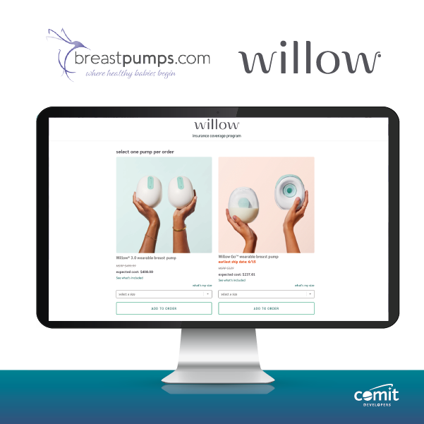 ComitDevelopers's tweet image. We're pumped to have been a part of the Breastpumps.com X @willowpump  collab! 

See our work at play: loom.ly/805bj8U 
.
.
.
#comitdevelopers #webdev #webdesign #medicaldevices #medicalsales