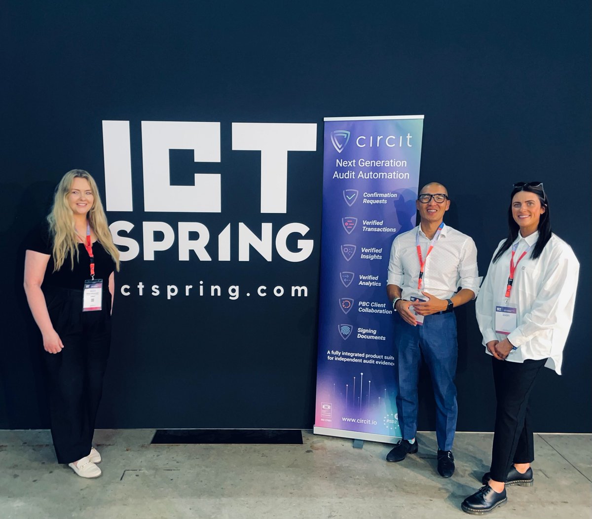 Circit (@circit_io) on Twitter photo Great times at <a href="/ICTSpring/">ICT Spring</a> 2022 in @LuxExpo_the_Box. Big thanks to <a href="/Entirl/">Enterprise Ireland</a> for inviting us to join & our clients in Lux for finding us at stand 37 🍀
#ICTSpring2022 #fintech #auditTech #funds Great times at <a href="/ICTSpring/">ICT Spring</a> 2022 in @LuxExpo_the_Box. Big thanks to <a href="/Entirl/">Enterprise Ireland</a> for inviting us to join & our clients in Lux for finding us at stand 37 🍀
#ICTSpring2022 #fintech #auditTech #funds