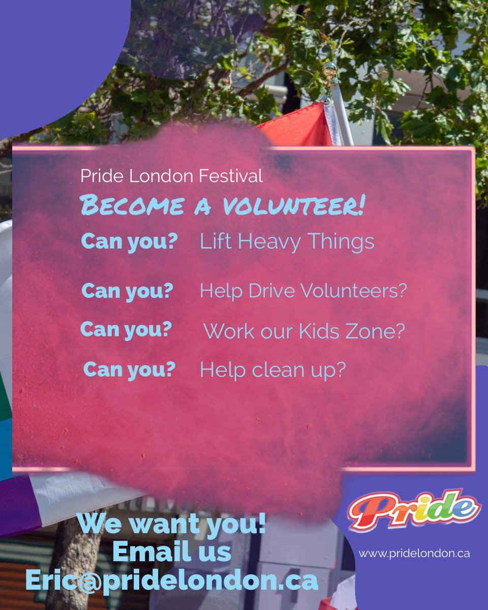 Volunteer with us #Pride2022 <a href="/prideldnfest/">Pride London Festival</a>