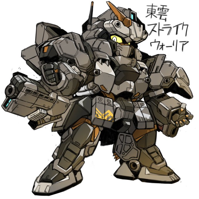 SDガンダム×アリスギア 東雲ストライクウォーリア
色を塗りました

#アリスギアお絵かき 