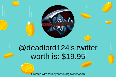 war_daddy1944's tweet photo. My Twitter worth is: $19.95

Find yours with https://t.co/o0nvBDpvAJ

⠀ https://t.co/JfVtGxPHDt