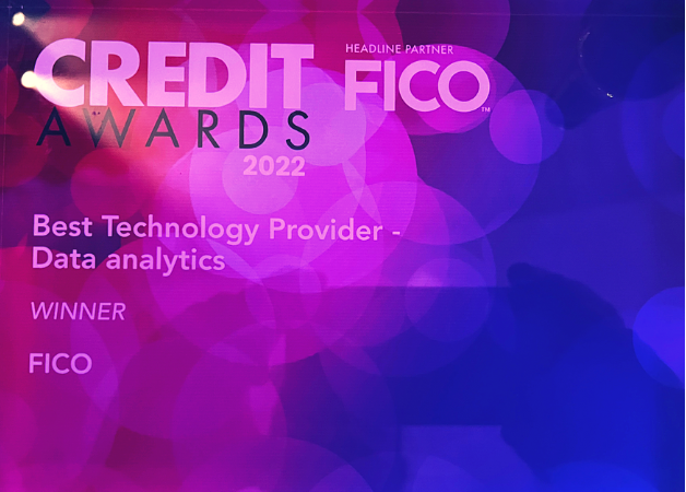 FICO_corp's tweet photo. .@FICO is proud to have been named winner of Best Technology Provider – Data and Analytics at the 2022 Credit Awards last night. Thank you to everyone at @Credit_Strategy! https://t.co/RIemZKh5DL
