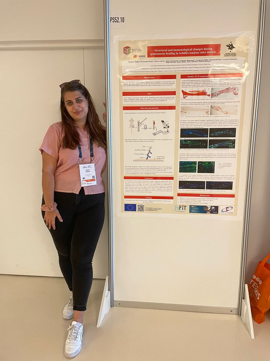 Melisa Fdv (@fdvmelisa) on Twitter photo Honored to present my recent work during the TERMIS EU congress in Krakow, Poland from 27.06-01.07.2022. The results presented in the poster and my research are part of the <a href="/P4Fit/">P4_FIT</a> project in collaboration with memebers of the P4Fit consortium, including <a href="/UniTeramo/">Università di Teramo</a> & @Santos_Lab15 Honored to present my recent work during the TERMIS EU congress in Krakow, Poland from 27.06-01.07.2022. The results presented in the poster and my research are part of the <a href="/P4Fit/">P4_FIT</a> project in collaboration with memebers of the P4Fit consortium, including <a href="/UniTeramo/">Università di Teramo</a> & @Santos_Lab15