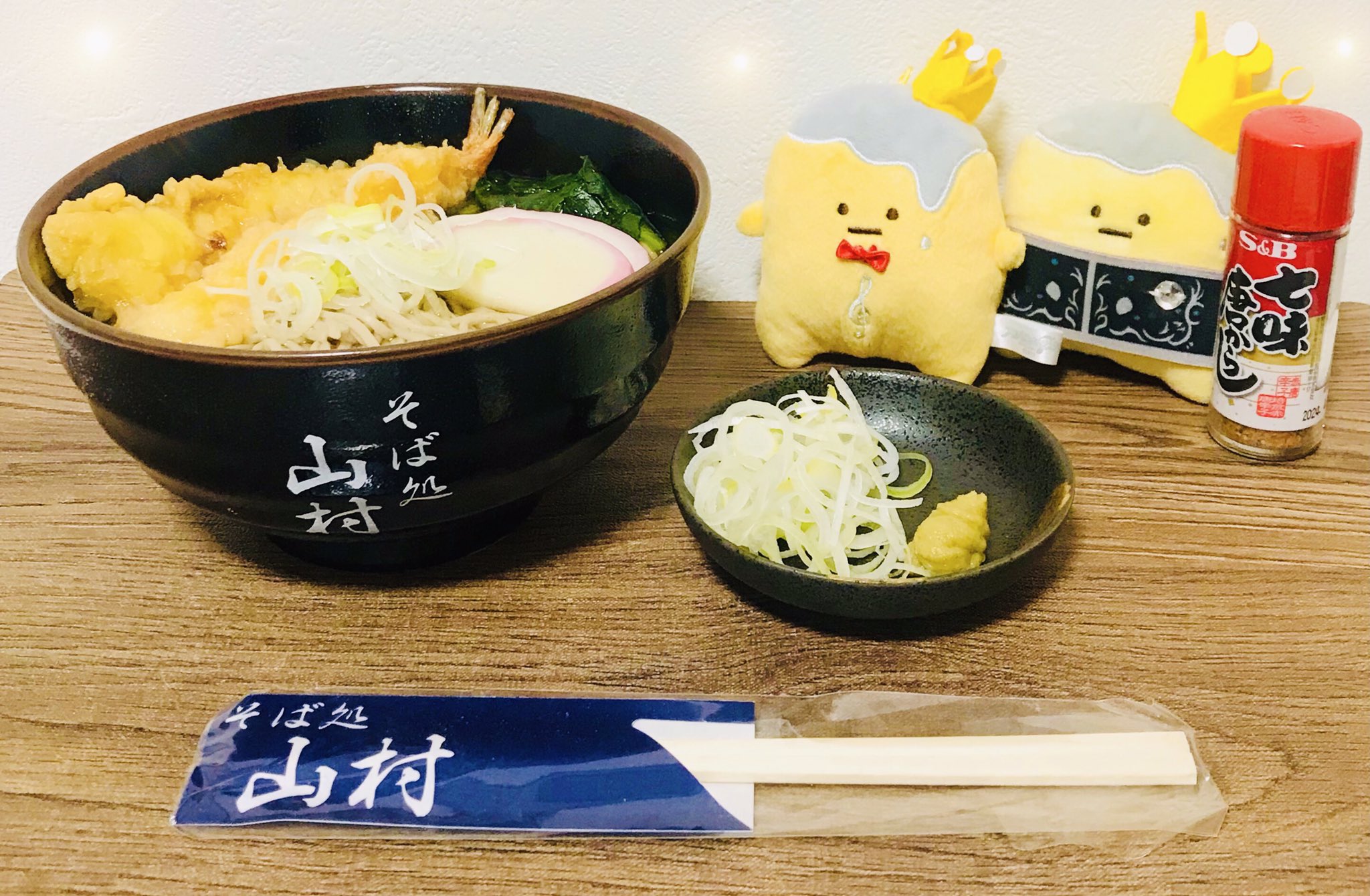 アイドリッシュセブン そば処山村　どんぶり＆割り箸セット　八乙女楽 アイドリッシュセブン そば処山村 どんぶり＆割り箸セット