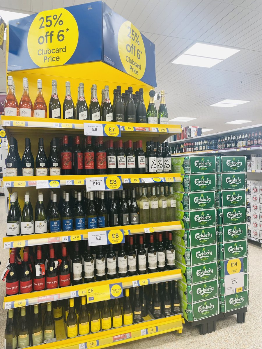 I don’t think TESCO could have timed this better with schools finishing today 😅

25% off 6 bottles 🥂