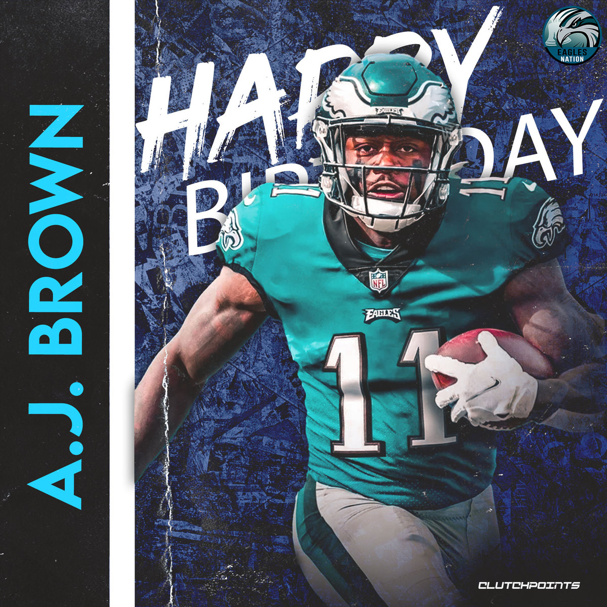 Eagles Nation join us in wishing A.J. Brown a happy 25th birthday 