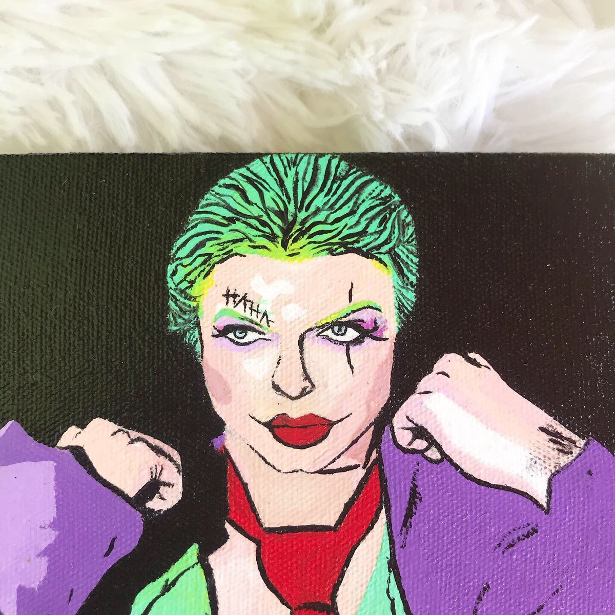 LuamiParadise's tweet photo. “Labres” 🃏💜💚 @barbaralabres
.
.
#cuadrospersonalizados #paitingart #artluami #lovepainting #arteluamiparadise #bárbaralabres #barbaralabresdj https://t.co/fg8Zj6tWxp