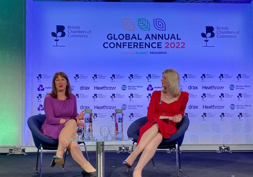 🗣️In conversation with <a href="/Walker_Essex/">Claire & Hannah</a> at #BCCconf <a href="/RachelReevesMP/">Rachel Reeves</a> said: "Labour will work in partnership with business".

Headline sponsor <a href="/NatWestBusiness/">NatWest Business</a> <a href="/NatWestGroup/">NatWest Group</a> and supported by <a href="/CiscoUKI/">Cisco UK & Ireland</a> <a href="/DraxGroup/">Drax</a> <a href="/HeathrowAirport/">Heathrow Airport</a> <a href="/Nuclear_WS/">Nuclear Waste Services</a> and <a href="/PAIH_pl/">PAIH</a>
