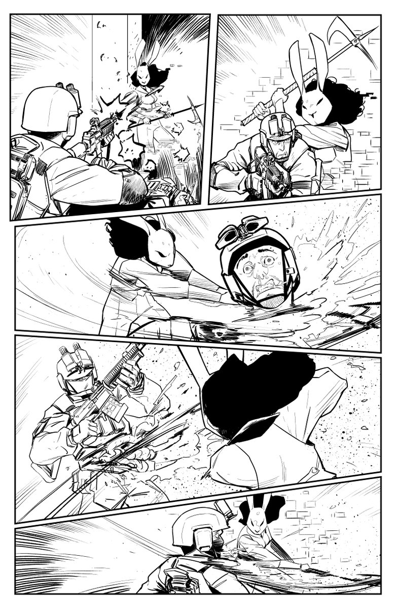 Another page from a recent comic. Actually I think they will be posted a couple of weeks next.

They also launched a kickstarter campaign on it
kickstarter.com/projects/earth…

#ArtistOnTwitter #inkdraw #comicsdrawing #comics #ink #comicart #greeme_art