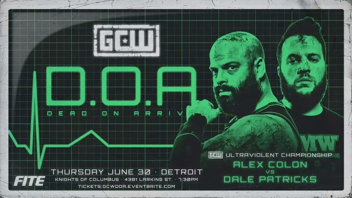 Triller_TV's tweet photo. 🧳🧳 It's time to hit the road
📍🚗@GCWrestling_ will begin their #July4th weekend #RoadTrip in Detroit TONIGHT with #GCWDOA on #FITE.
July 1: #GCWGateway
July 3: #GCWRNR
July 4: #GCWBYW4
See it all with the discount bundle on the #FITEapp
👉 https://t.co/Q8rU9Gf2X0 https://t.co/7YEO0lgtSl