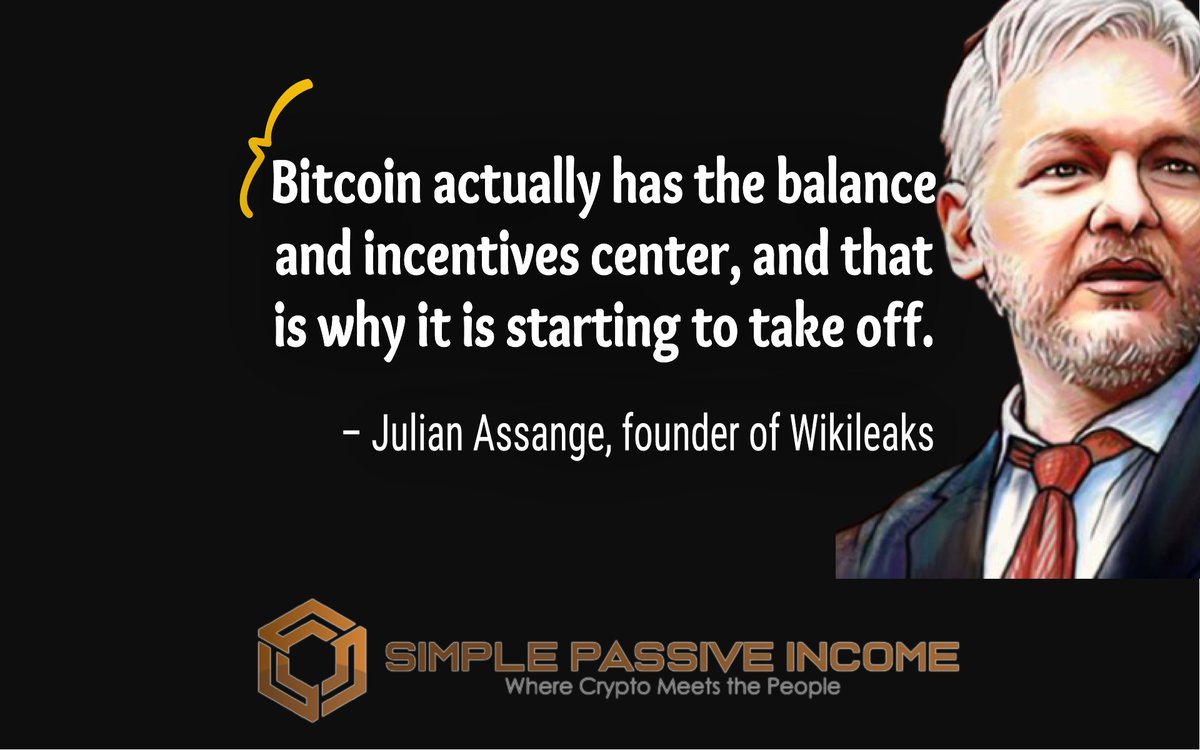 spi_crypto's tweet photo. #QuoteOfTheDay
โ#Bitcoin actually has the balance and incentives center, and that is why it is starting to take off.โ โ Julian Assange, #Founder of #Wikileaks
Our #SocialMedia Channels: https://t.co/VyAIjkuzso or
Visit: https://t.co/2u9fpgxkFE For #CryptoArticles https://t.co/VHJIBskFYr