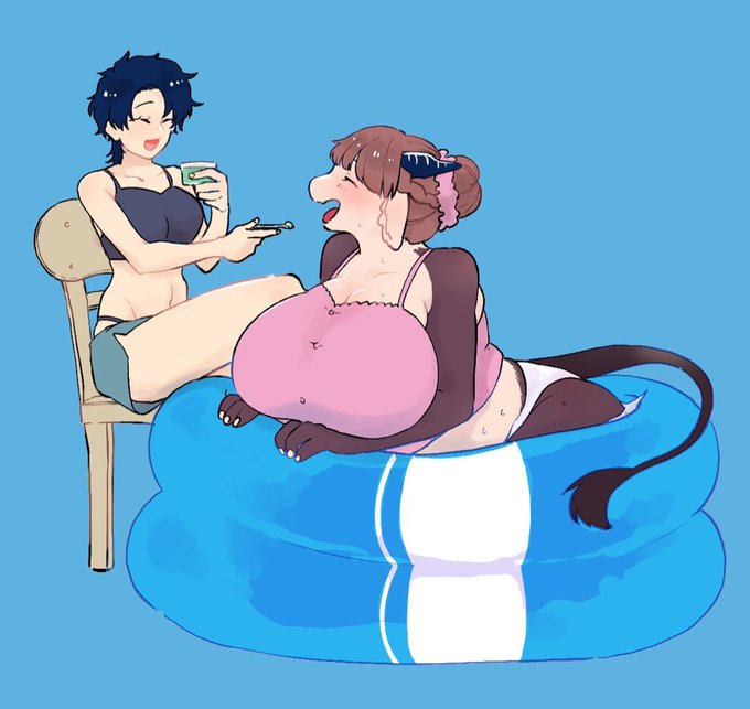 水着ばっか!!!
#今月描いた絵を晒そう 