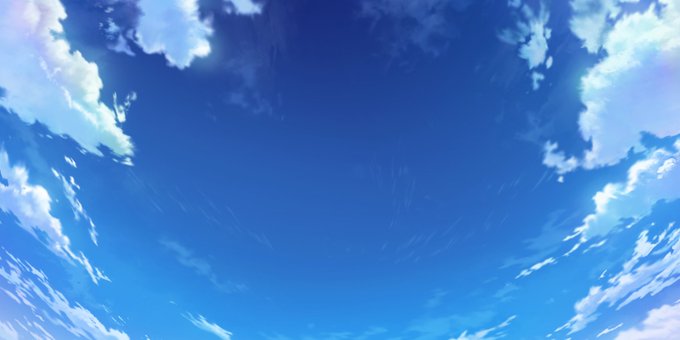 空のイラストのtwitterイラスト検索結果
