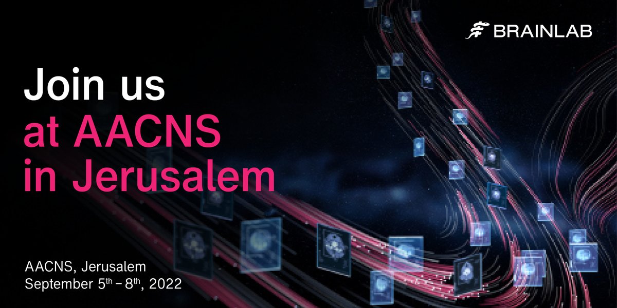 Brainlab (@brainlab) on Twitter photo Save the date for the <a href="/Aacns2/">AACNS 2022</a> in Jerusalem, Israel from September 5-8th. Our CEO, Stefan Vilsmeier, will be a featured keynote speaker at the congress. The Brainlab team will also provide demonstrations of some of our #neurosurgery #technology. aacns2022.com #surgery Save the date for the <a href="/Aacns2/">AACNS 2022</a> in Jerusalem, Israel from September 5-8th. Our CEO, Stefan Vilsmeier, will be a featured keynote speaker at the congress. The Brainlab team will also provide demonstrations of some of our #neurosurgery #technology. aacns2022.com #surgery
