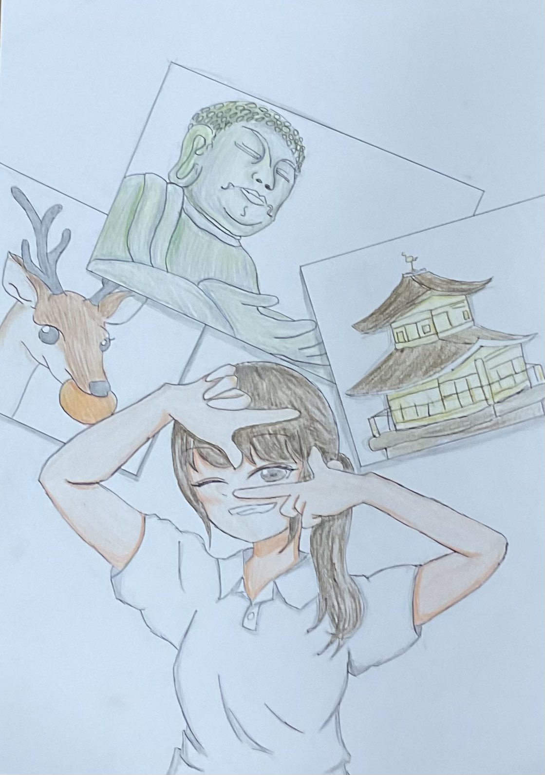 月白みんと できましてよー どこ行くかわかったね W 修学旅行 修学旅行 イラスト イラスト好きな人と繋がりたい 修学旅行しおり T Co Rsz7wv2n4g Twitter