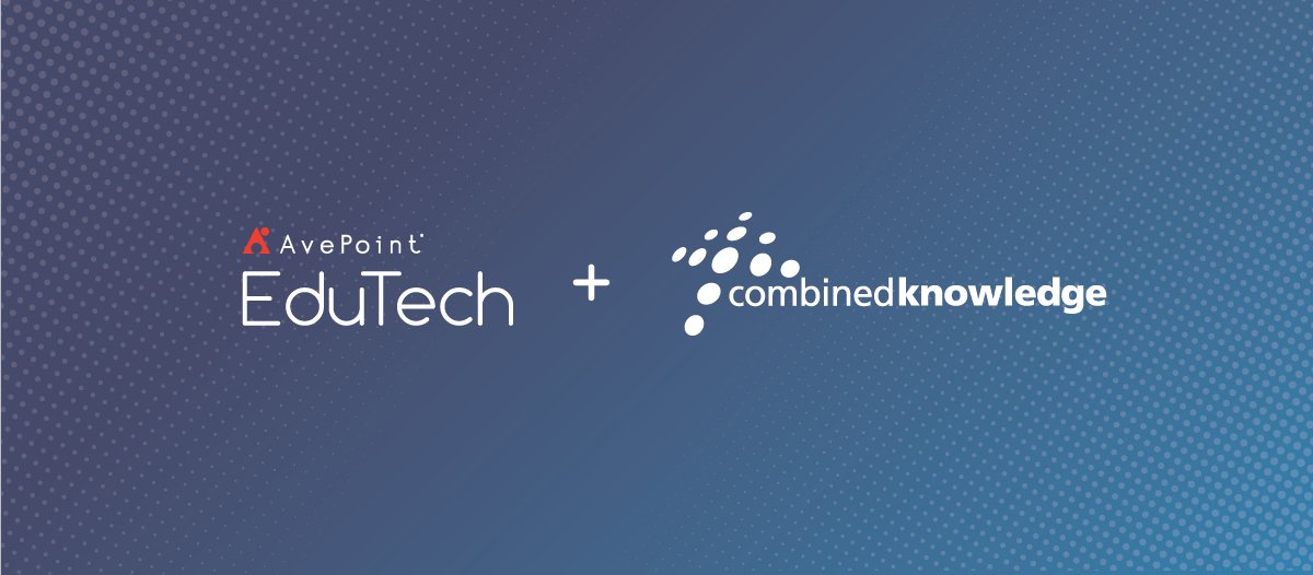 Effective today, AvePoint Edutech acquired <a href="/ckukltd/">Combined Knowledge</a>, one of the world’s premier #Microsoft training providers, marking an important step in our commitment to bring a robust end-to-end experience to our customers by building a modern workplace. Read more: avpt.co/3uaMOgQ.