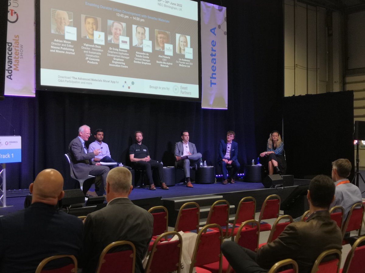 Advanced Materials Show (@materialsshow) on Twitter photo In this session is Adrian Nixon (<a href="/NixeneJournal/">Nixene Publishing</a> <a href="/NixeneP/">Nixene Publishing</a>), Alexandre de Toleda Corrêa (<a href="/GerdauGraphene/">Gerdau Graphene</a>), Aled Roberts (@deakin_bio), Liv Anderson (<a href="/BioZeroc/">Biozeroc</a>) and Vighnesh Daas (<a href="/jpconcrete/">JP Concrete Products Ltd</a>).
Come and check it out!
#AMS22 #CUK22 #Conference #Expo In this session is Adrian Nixon (<a href="/NixeneJournal/">Nixene Publishing</a> <a href="/NixeneP/">Nixene Publishing</a>), Alexandre de Toleda Corrêa (<a href="/GerdauGraphene/">Gerdau Graphene</a>), Aled Roberts (@deakin_bio), Liv Anderson (<a href="/BioZeroc/">Biozeroc</a>) and Vighnesh Daas (<a href="/jpconcrete/">JP Concrete Products Ltd</a>).
Come and check it out!
#AMS22 #CUK22 #Conference #Expo