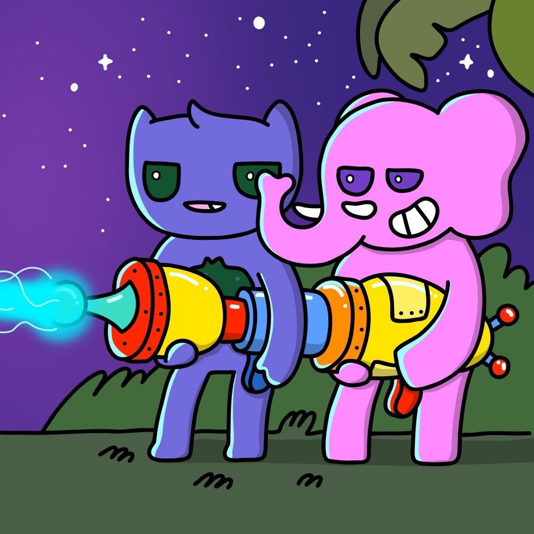 3L3Phants have teamed up with Space Boos to defend the planet with our portal gun! 👀🔥

Now we got 3 FREE MINTS to give away

To enter:
✅ Follow <a href="/3L3NFT/">3L3Phants 🐘</a> + <a href="/SpacebooNFT/">Space Boo</a> 
✅Like/RT + Tag friends!

⏳ 48 HOURS