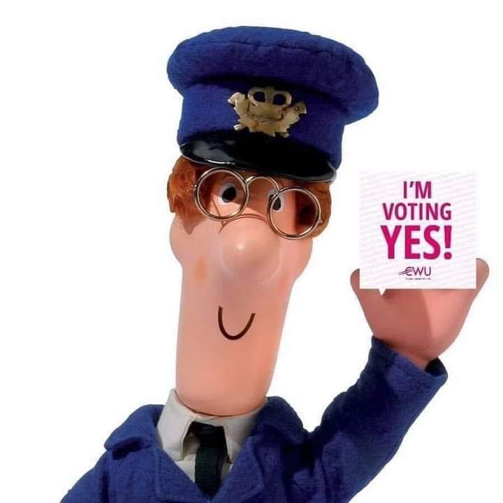 Day 1 of #HomeToVote please remember to vote if you have your ballot paper. Dont delay do it today. Every vote counts. 
Be like Pat. ✊️