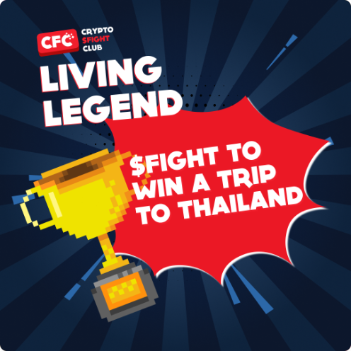 🏆LIVING LEGEND!🏆

Are you good enough to become a #LivingLegend?

In case you didn't know, we are giving away our biggest prize yet!

Engage with the #CFC community, participate in events and earn a chance to win BIG!

🤜 discord.gg/cfc

Good luck fighters.🥊