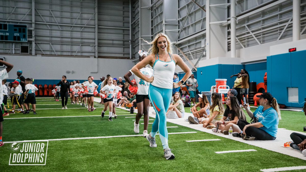 dolphinscheer's tweet photo. It’s Summer Camp Season! 😎

Coach Jill and Coach Lexie had a great time getting to know all of the future MDC members at last week’s #JuniorDolphins Summer Cheer Camp pres. by @FloridaFUTP60! 📣 https://t.co/iklHzhganH