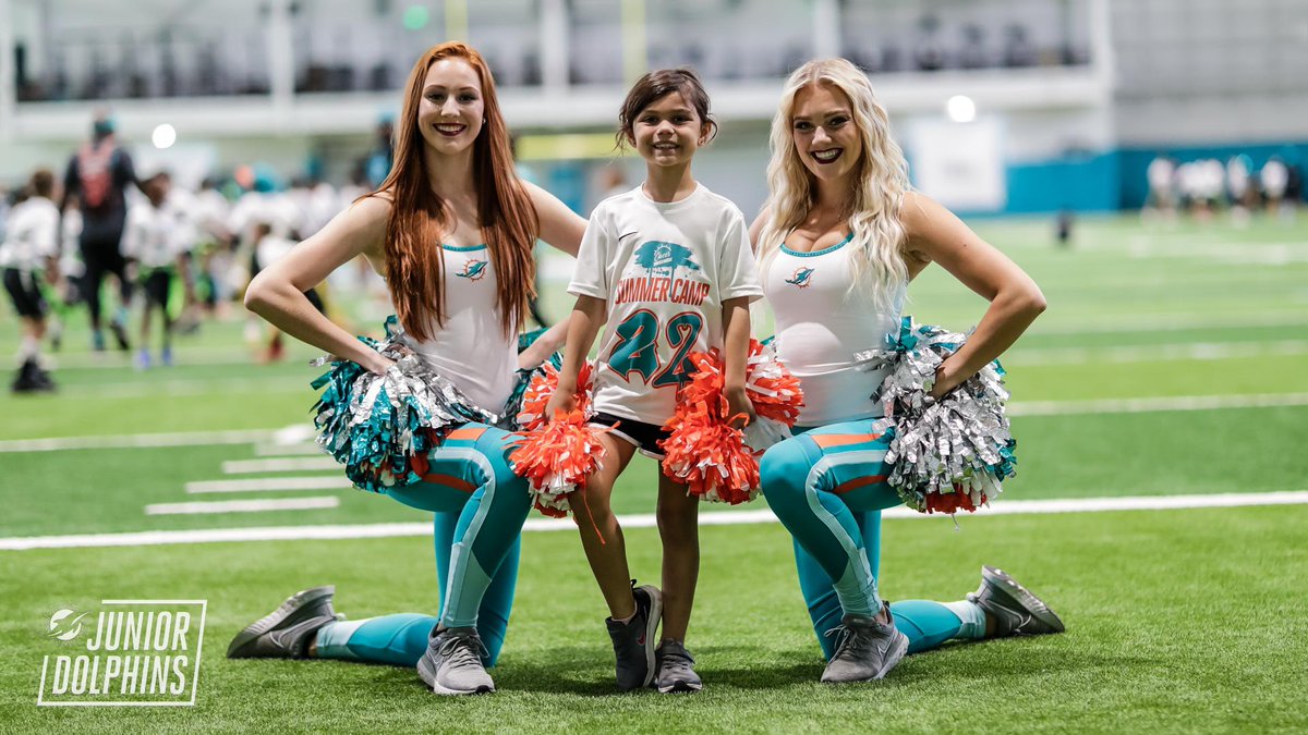 dolphinscheer's tweet photo. It’s Summer Camp Season! 😎

Coach Jill and Coach Lexie had a great time getting to know all of the future MDC members at last week’s #JuniorDolphins Summer Cheer Camp pres. by @FloridaFUTP60! 📣 https://t.co/iklHzhganH