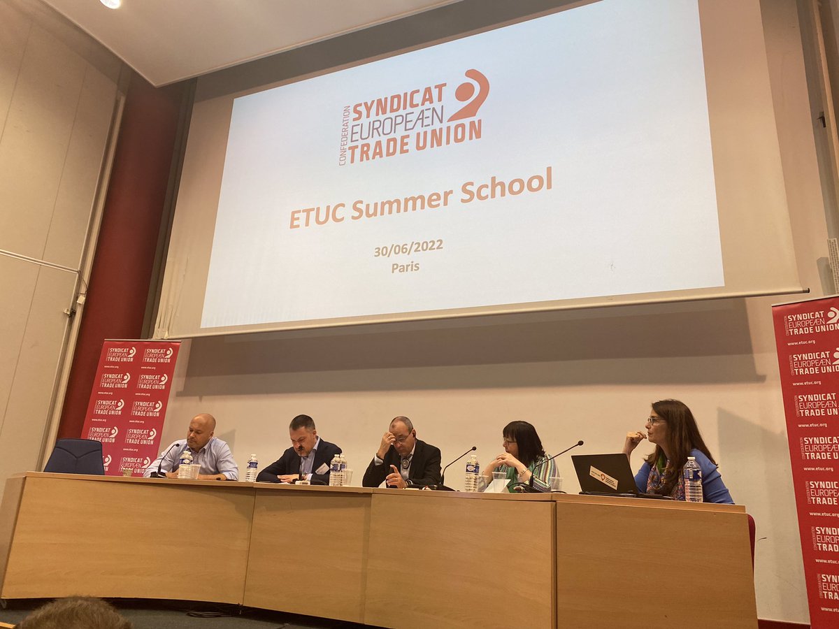 Laurent Berger (@laurentberger44) on Twitter photo Rencontre des leaders syndicaux européens, à Paris, avec des débats riches pour repenser l’accompagnement des travailleurs/euses dans les transitions numériques et écologiques, la place du modèle social européen dans un monde en mutation… c’est l’école d’été de la <a href="/etuc_ces/">EUROPEAN TRADE UNIONS</a> Rencontre des leaders syndicaux européens, à Paris, avec des débats riches pour repenser l’accompagnement des travailleurs/euses dans les transitions numériques et écologiques, la place du modèle social européen dans un monde en mutation… c’est l’école d’été de la <a href="/etuc_ces/">EUROPEAN TRADE UNIONS</a>