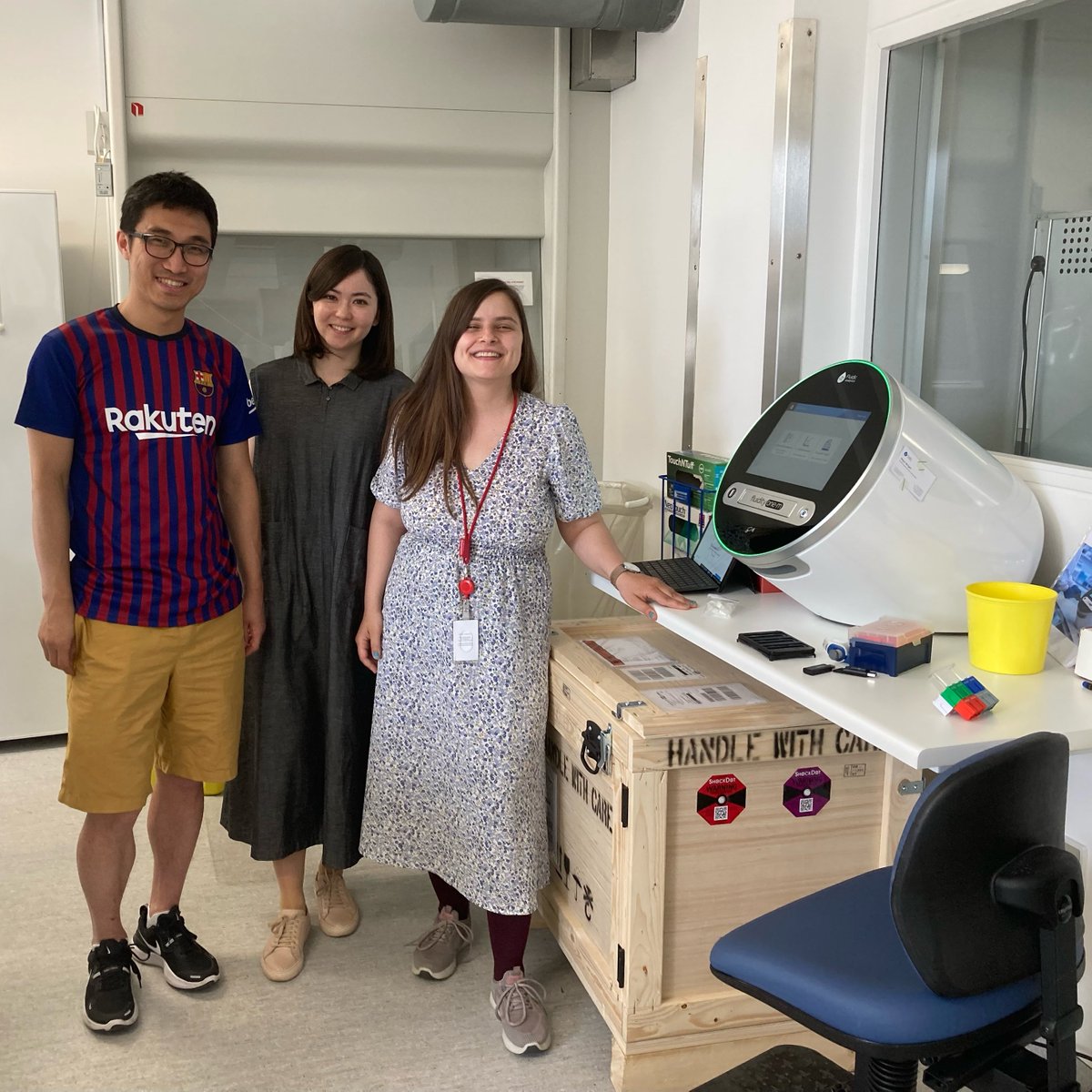 The first Fluidity One-M in Europe was installed in our lab today! Slowly building the dream protein lab <a href="/ElePapaleo/">Papaleo Labs</a> <a href="/cancer_dk/">Kræftens Bekæmpelse</a> <a href="/fluidicanalytic/">Fluidic Analytics</a>