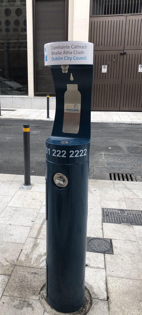 Brilliant to see these water refill stations popping up around the city! 👏🏻👏🏻@DubCityCouncil