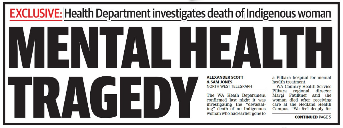 AnthDeCeglie's tweet photo. Very important story on front page of tomorrow's The West Australian #auspol https://t.co/k2q1lLFG5Q