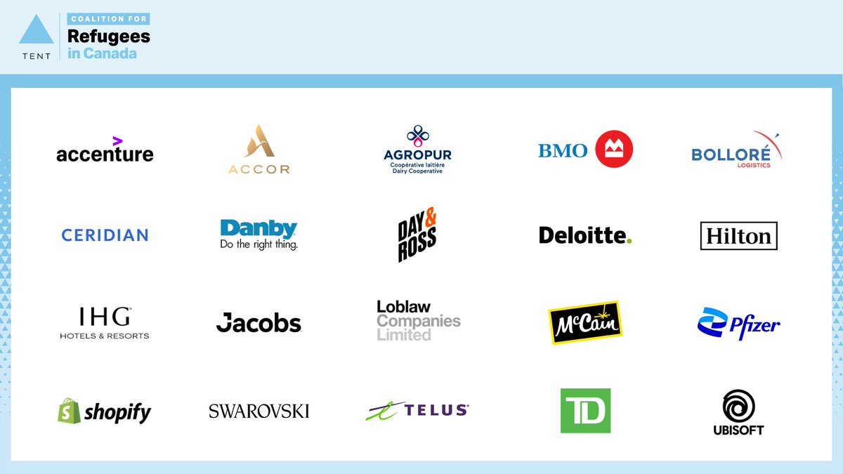 We’re proud to join the <a href="/TentOrg/">Tent Partnership for Refugees</a> Coalition For Refugees in Canada. As part of this effort, we’re welcoming refugees from Ukraine into our workforce to help them and their families build a life in their new home. Learn more: bit.ly/3R1qrUy