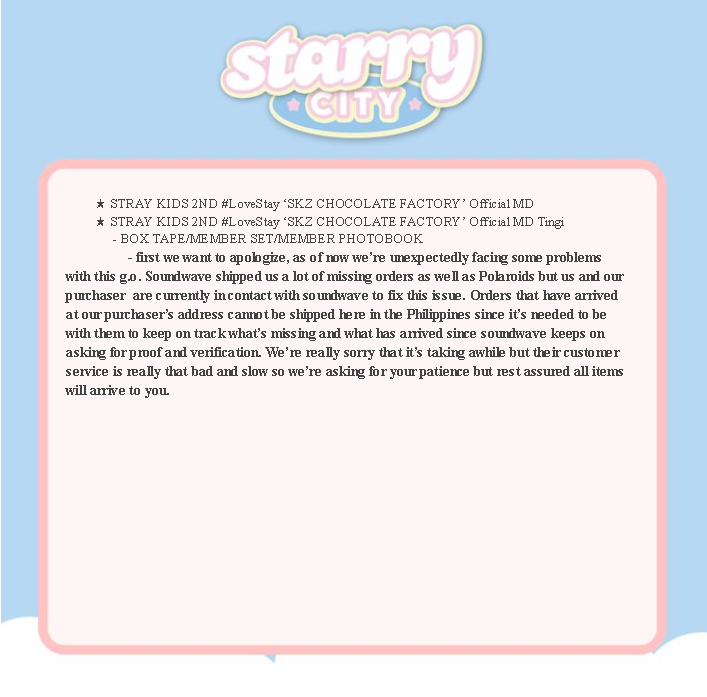 starrycityph's tweet photo. ┈┈⋆ #SCPHUpdates✨
Thank you so much for the patience
Always Stay Safe and Healthy po!

☆ If we missed an update don't hesitate to DM us.
☆ Incoming updates this week will be replied to this tweet. https://t.co/GxCHQy4mOq