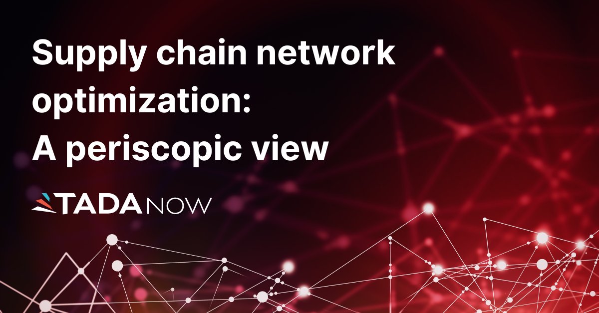 Knowing where to begin in a #SupllyChain network optimization project can be a headache, we've got the 4 key questions you need to answer in order to get started: tadanow.com/blog/optimizin…